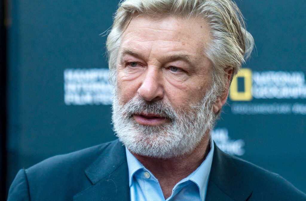 Close up of Alec Baldwin with a beard in October of 2021