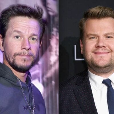 Mark Wahlberg James Corden Drinking Buddies