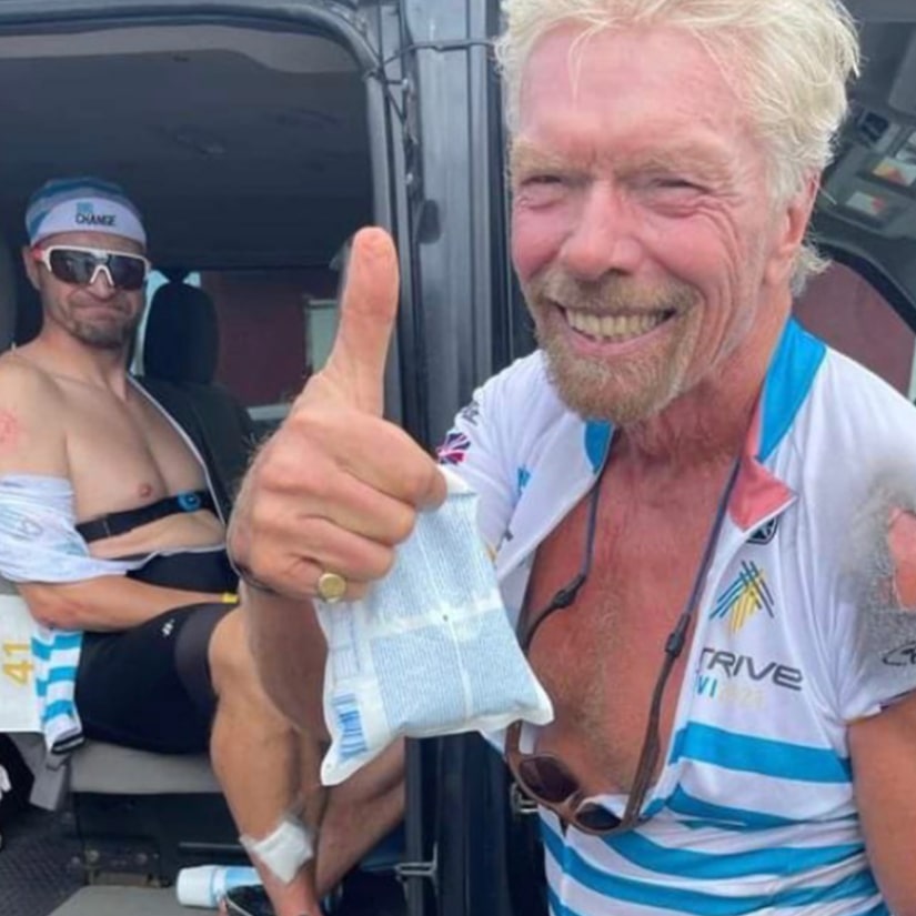 Richard Branson injures In Colossal Cycling Crash, But Recovering Well