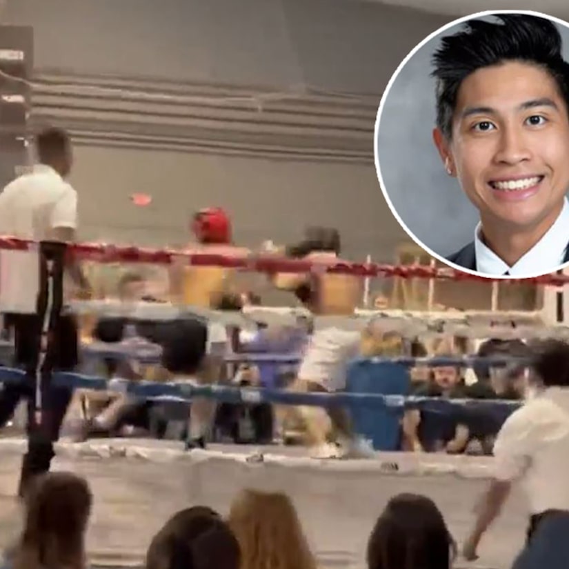 Nevada student after charity boxing match