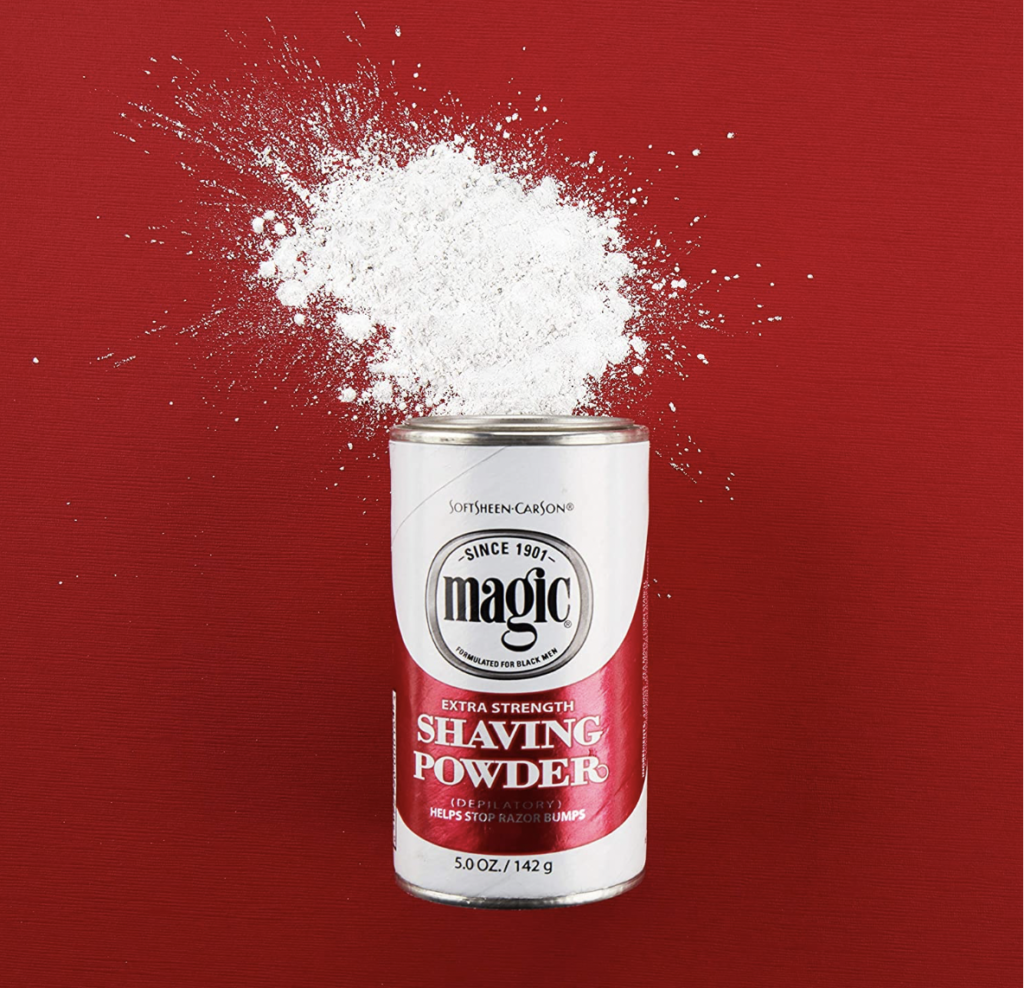 Image of shaving powder.