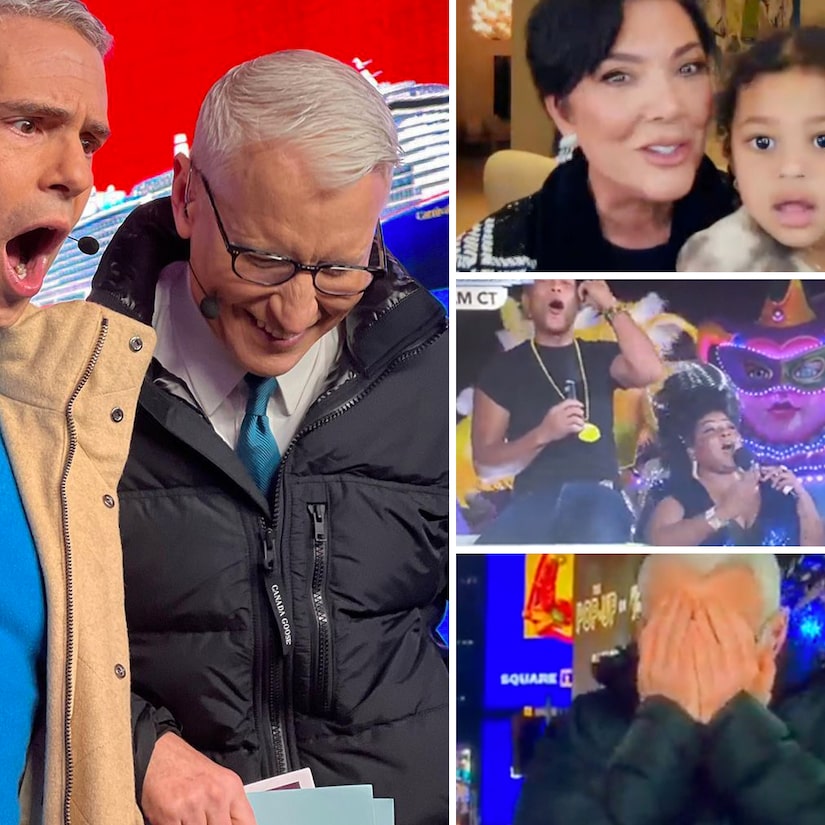 Five Must-See Moments From Anderson Cooper and Andy Cohen's Tipsy NYE Reportage