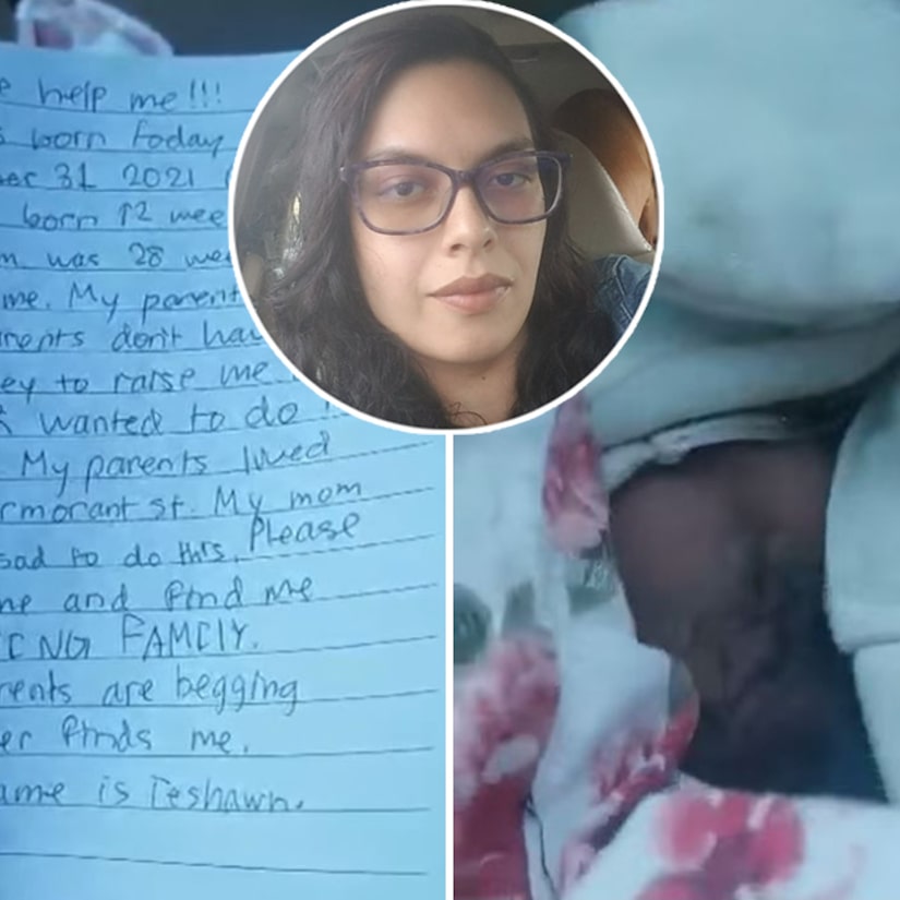 Newborn found abandoned in a box in freezing Alaska with a heartbreaking note