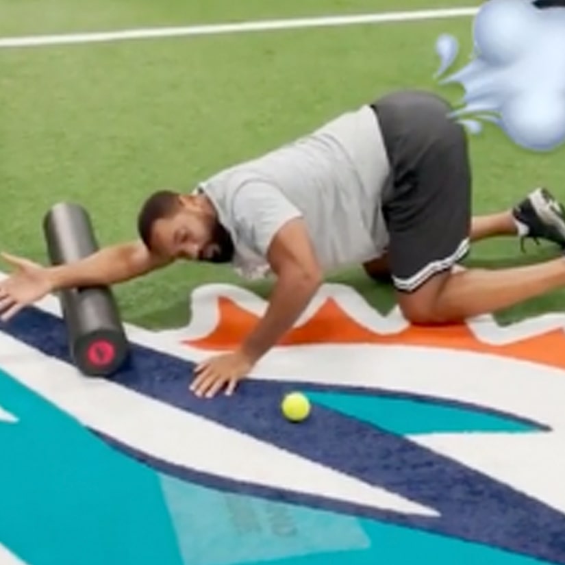 Will Smith Takes One Step While Training with Miami Dolphins