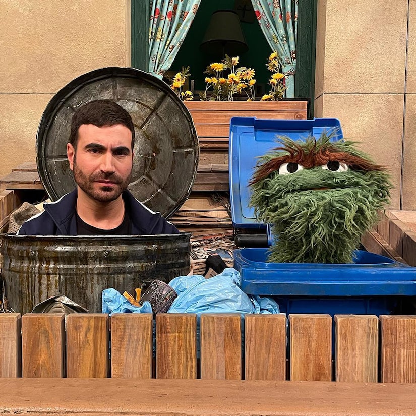 Ted Lasso's Roy Kent meets Oscar the Grouch at Sesame Street