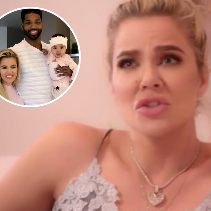 Khloe Is Livid, Sobs After Tristan's Paternity Scandal Is Exposed on 'The Kardashians' Finale