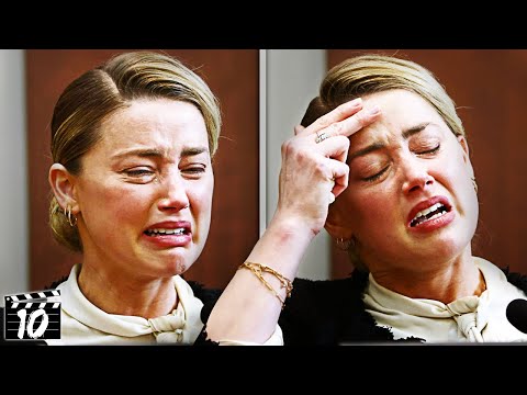amber heard trying to cry