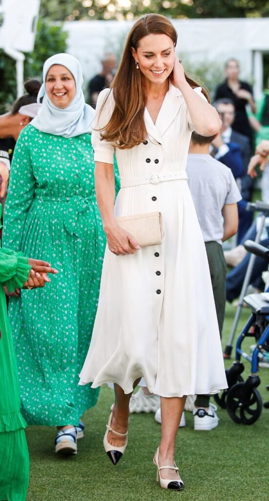 Kate Middleton in a white dress marks the fifth anniversary of the Grenfell Tower fire