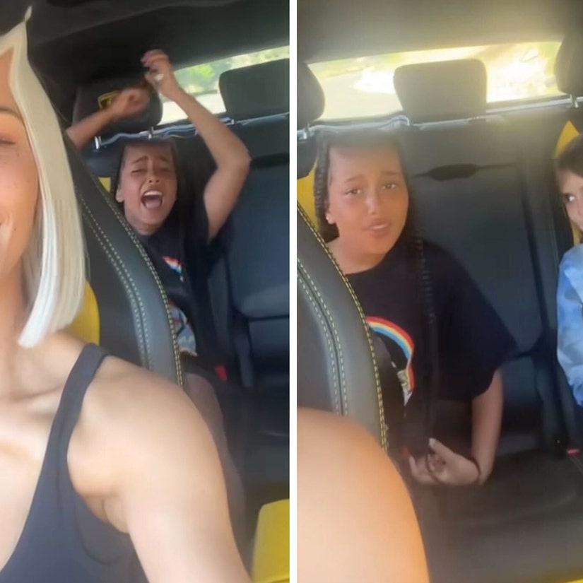 North West Insists Kim Kardashian Delete Video of Her Singing in the Car