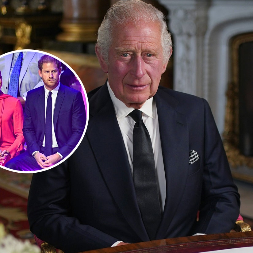 King Charles III Sends His 'Love' to Prince Harry & Meghan Markle in Public Address