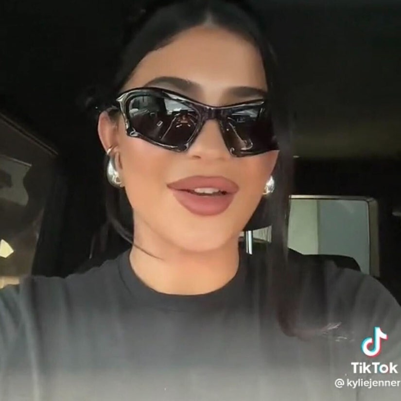 Kylie Jenner Lactates Through Her Shirt in TikTok Video