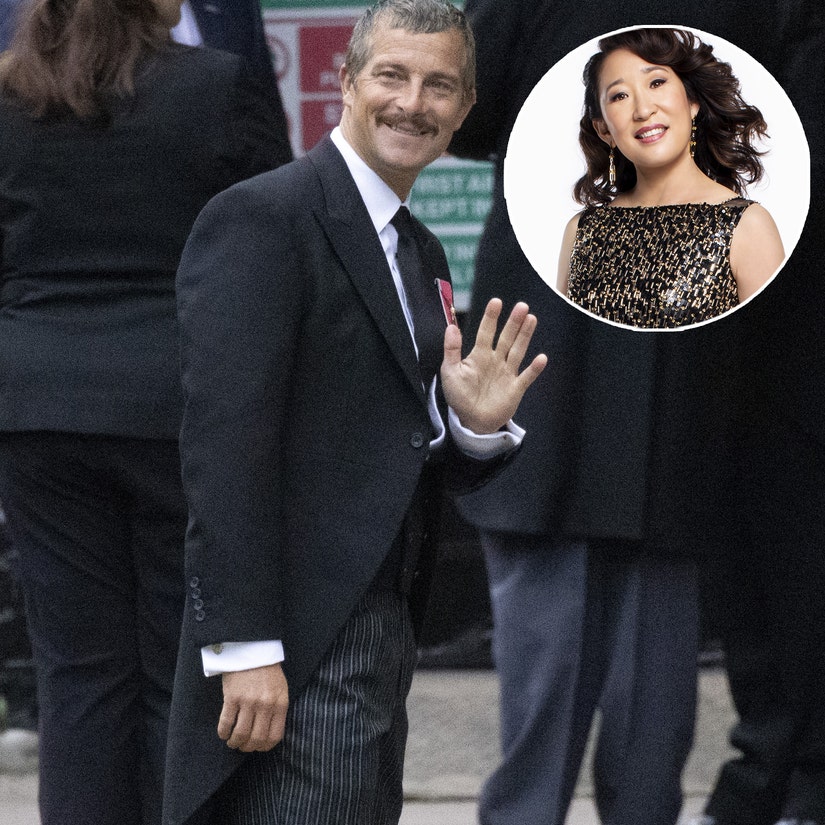 Sandra Oh and Bear Grylls Spotted at Queen Elizabeth II's State Funeral