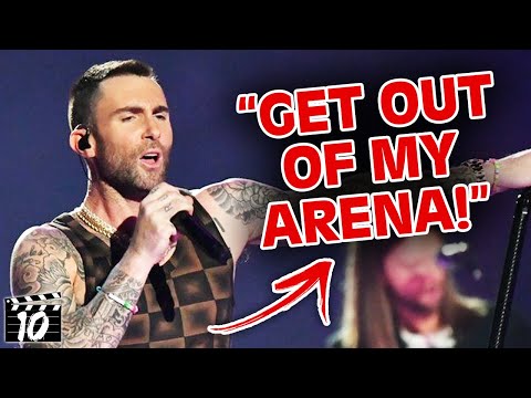 adam levine feuds