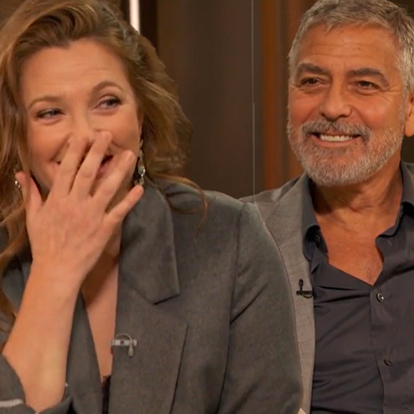 Drew Barrymore Reveals 'Drunk' Makeout Session with George Clooney's 'Best Friend'