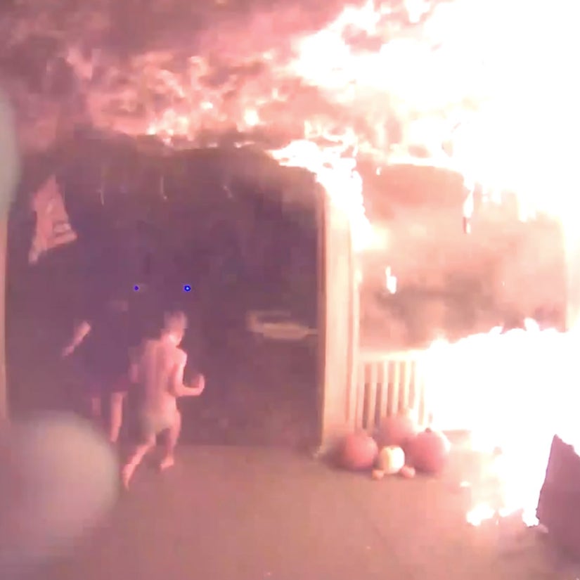 Family Saved from House Fire by Man Who Took Wrong Turn onto Street In Harrowing Footage