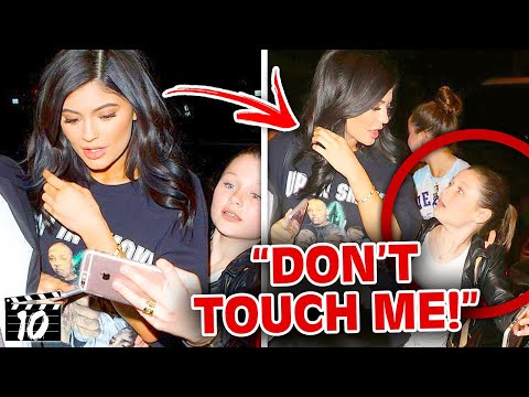 celebrities who are mean to fans