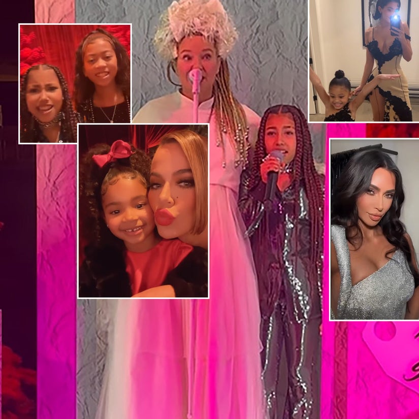 Kardashian Christmas Eve Party: North Sings with Sia -- Check Out All the Glam