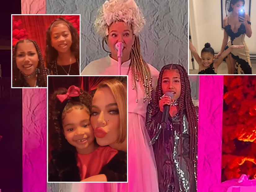 Kardashian Christmas Eve Party: North Sings with Sia -- Check Out All the Glam