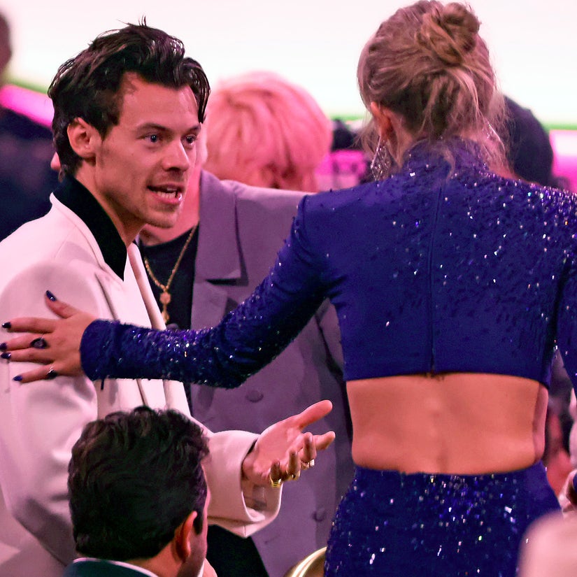 Taylor Swift Supports Ex Harry Styles, Spotted at His Table During Grammys