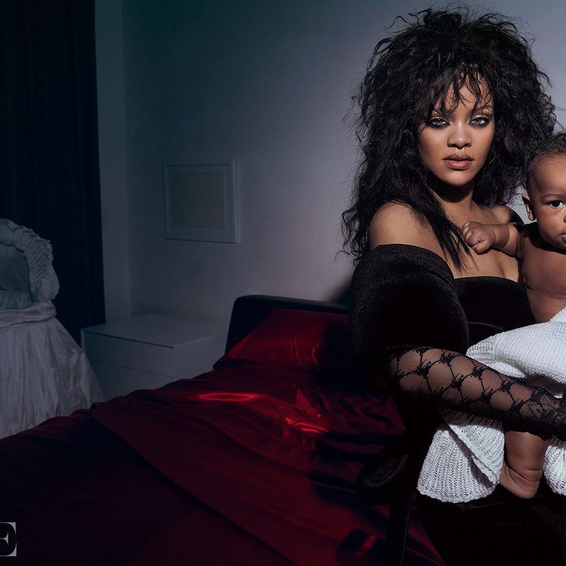 Rihanna, Baby and A$AP Rocky Cover British Vogue -- See the Stunning Photos!