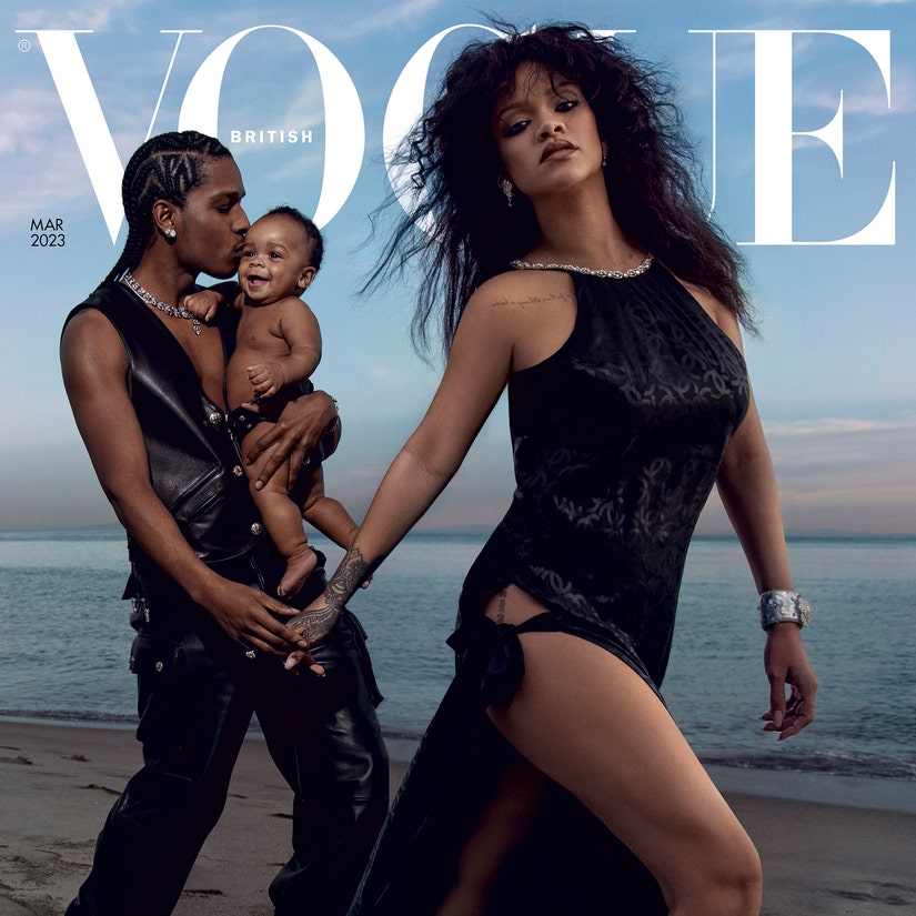 Rihanna, Baby and A$AP Rocky Cover British Vogue -- See the Stunning Photos!