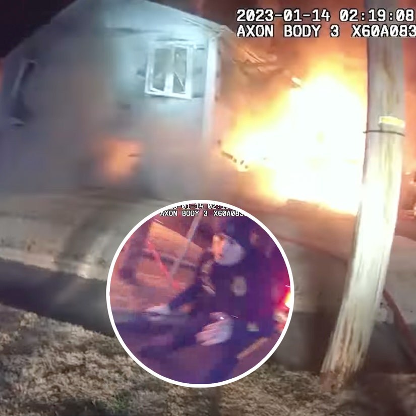 Terrifying Moment Jersey Home Exploded with Firefighters Inside Caught on Body Cam