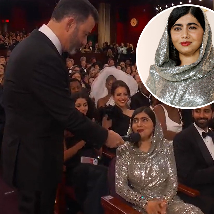 Jimmy Kimmel Asking Malala About SpitGate At Oscars Has Twitter Talking