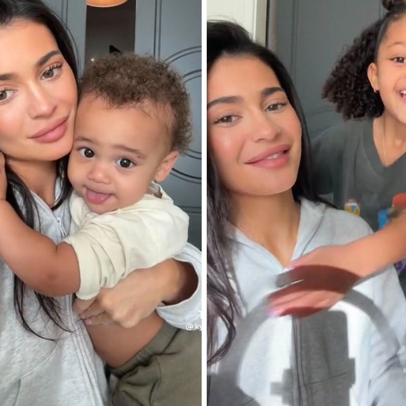 Kylie Jenner's Kids Stormi and Aire Crash Mom's Latest TikTok Video