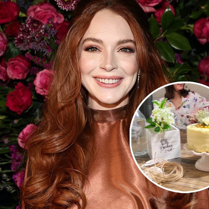 Pregnant Lindsay Lohan Celebrates Baby Shower With Friends and Family