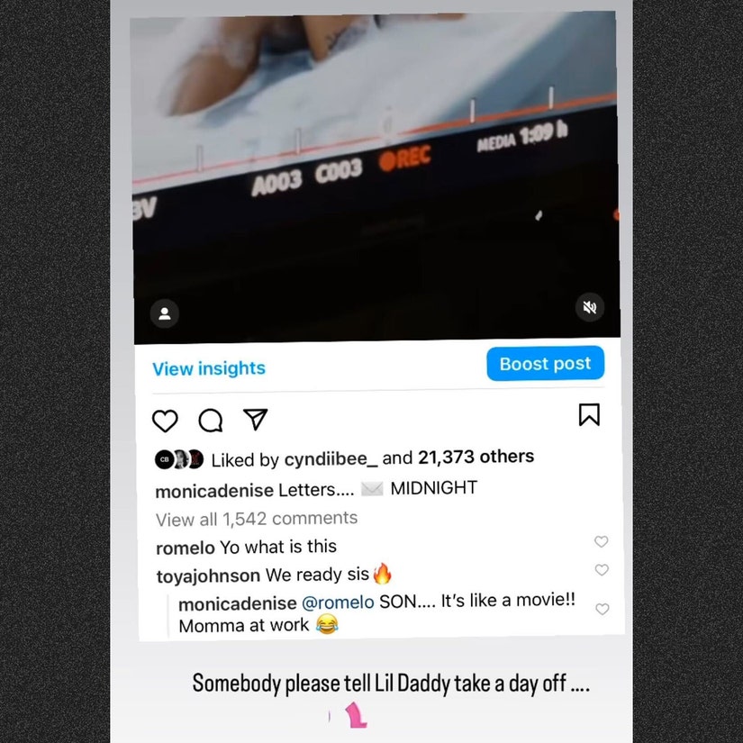 Monica's Son Leaves Hilarious Comment on Her Racy Music Video with The Game