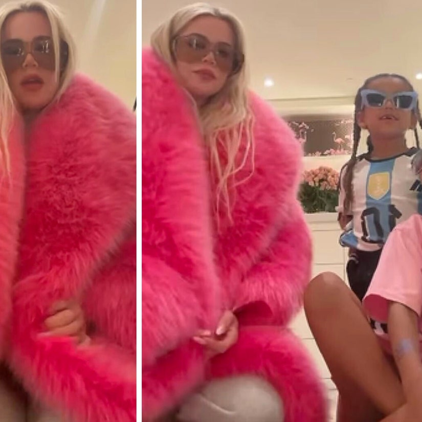 Khloe Kardashian Raps with Daughter True and Niece Dream at Sleepover in Adorable Videos