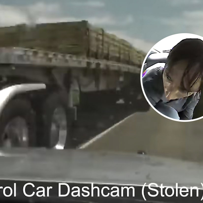 Dashcam Video Shows Moment Cuffed Suspect Steals Cop Car Before Fatal Crash With Semi