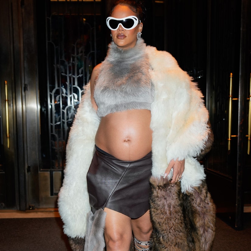 Pregnant Rihanna Models Sheer Underwear In Savage X Fenty Shoot