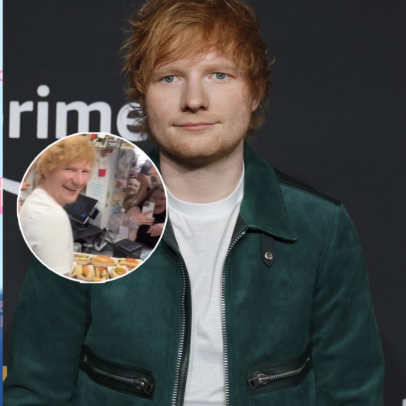 Ed Sheeran Serves Hot Dogs in Chicago ... After David Letterman & Lana Del Rey Go Viral for Service Jobs