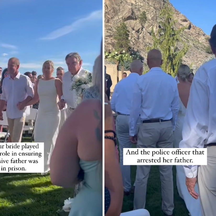 Bride Has 15 Important Men In Her Life Walk Her Down Aisle