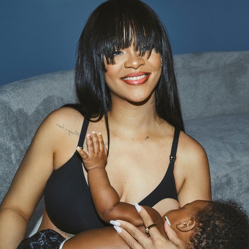 Rihanna Breastfeeds Son RZA in Maternity Underwear Ad for Savage X Fenty