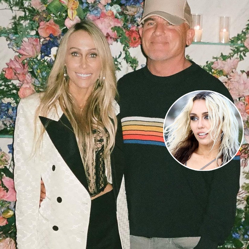 Miley Cyrus Reportedly Maid of Honor as Tish Cyrus Weds Dominic Purcell