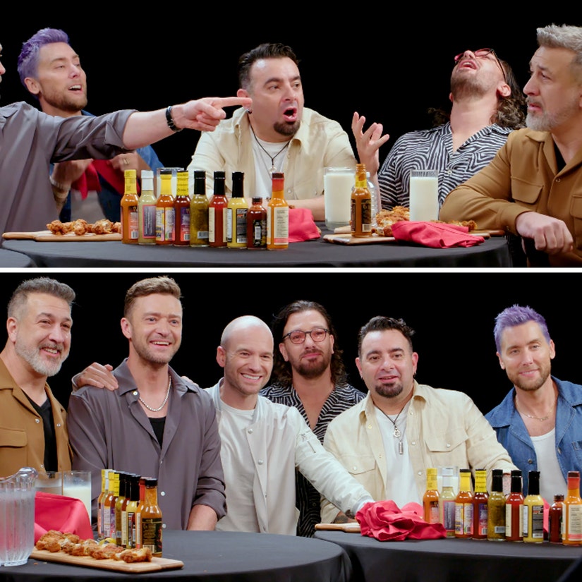 NSYNC Says Bye, Bye, Bye to Their Taste Buds During Epic Hot Ones