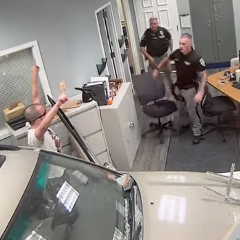 Video: New Jersey Man Crashes Into Police Station Blasting Guns N' Roses 'Welcome to the Jungle'