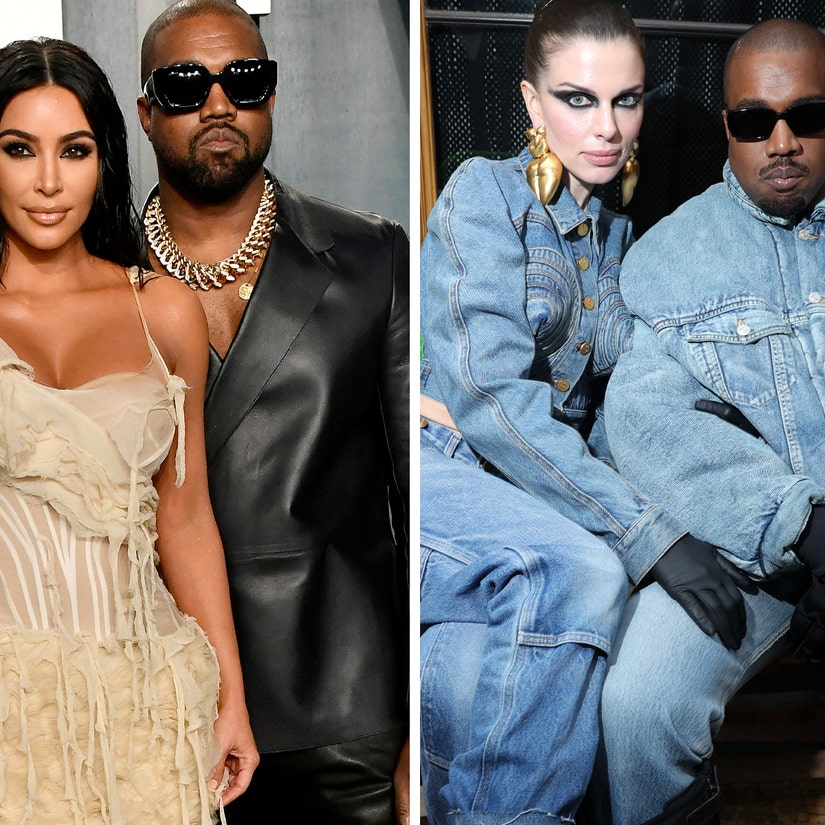 Julia Fox Claims She and Kanye West Broke Up After He Had a Convo with Ex Kim Kardashian